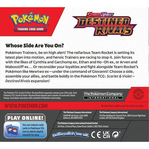 POKÉMON TCG Scarlet & Violet: Destined Rivals Booster Box