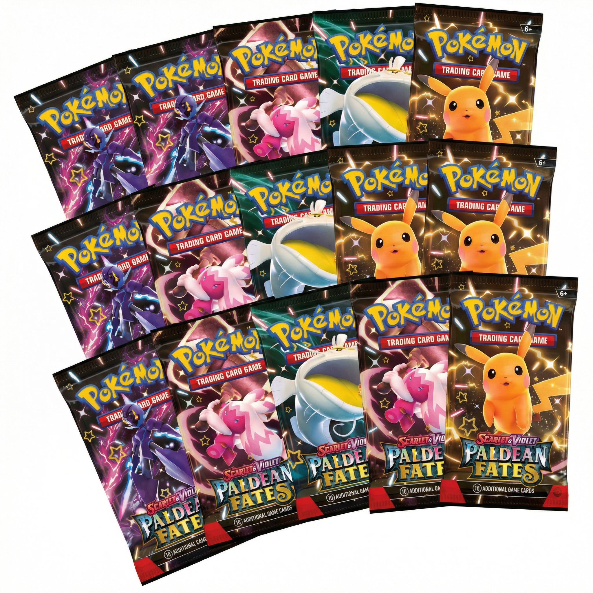 POKÉMON TCG Scarlet & Violet 4.5 Paldean Fates 36x Loose Pack Bundle